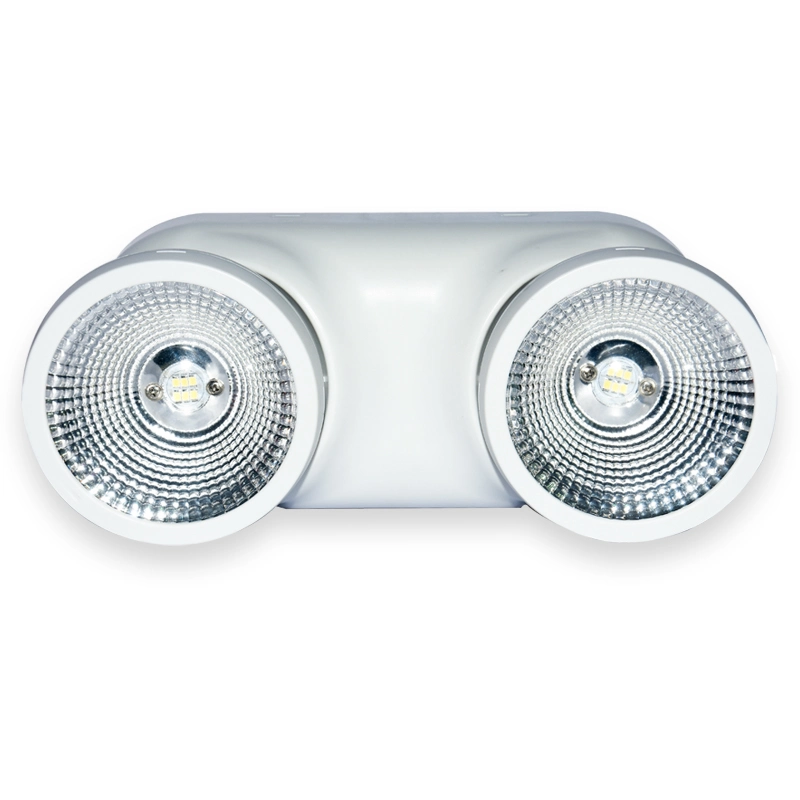 Heißer Verkauf Notfall Twin Heads Licht Sicherheit Indoor Zwei Spots LED Lamo mit Batterie und Fernbedienung