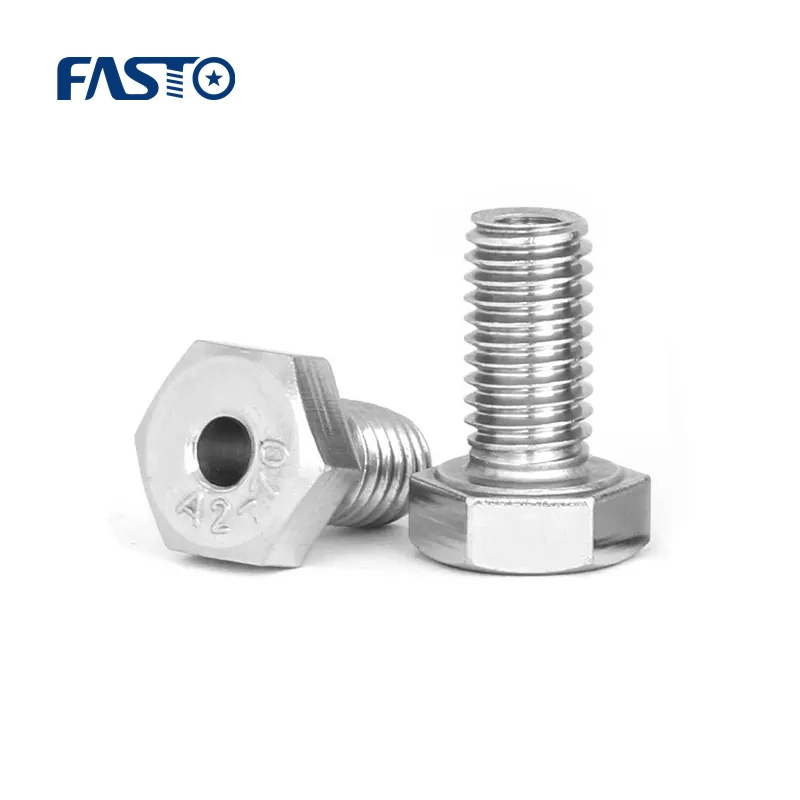 M6 Stainless Steel Hex Hollow Bolt for Boat Parts Fasteners