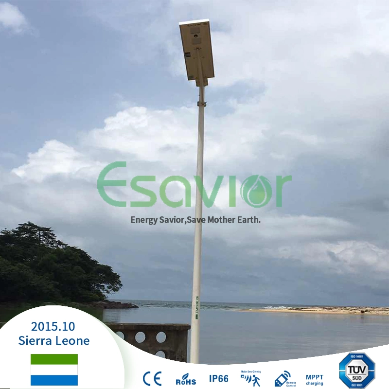 Long Lifespan Energy Saving 40W 4000lm All in One Solar LED Street Lamp Integrated Solar LED Lights