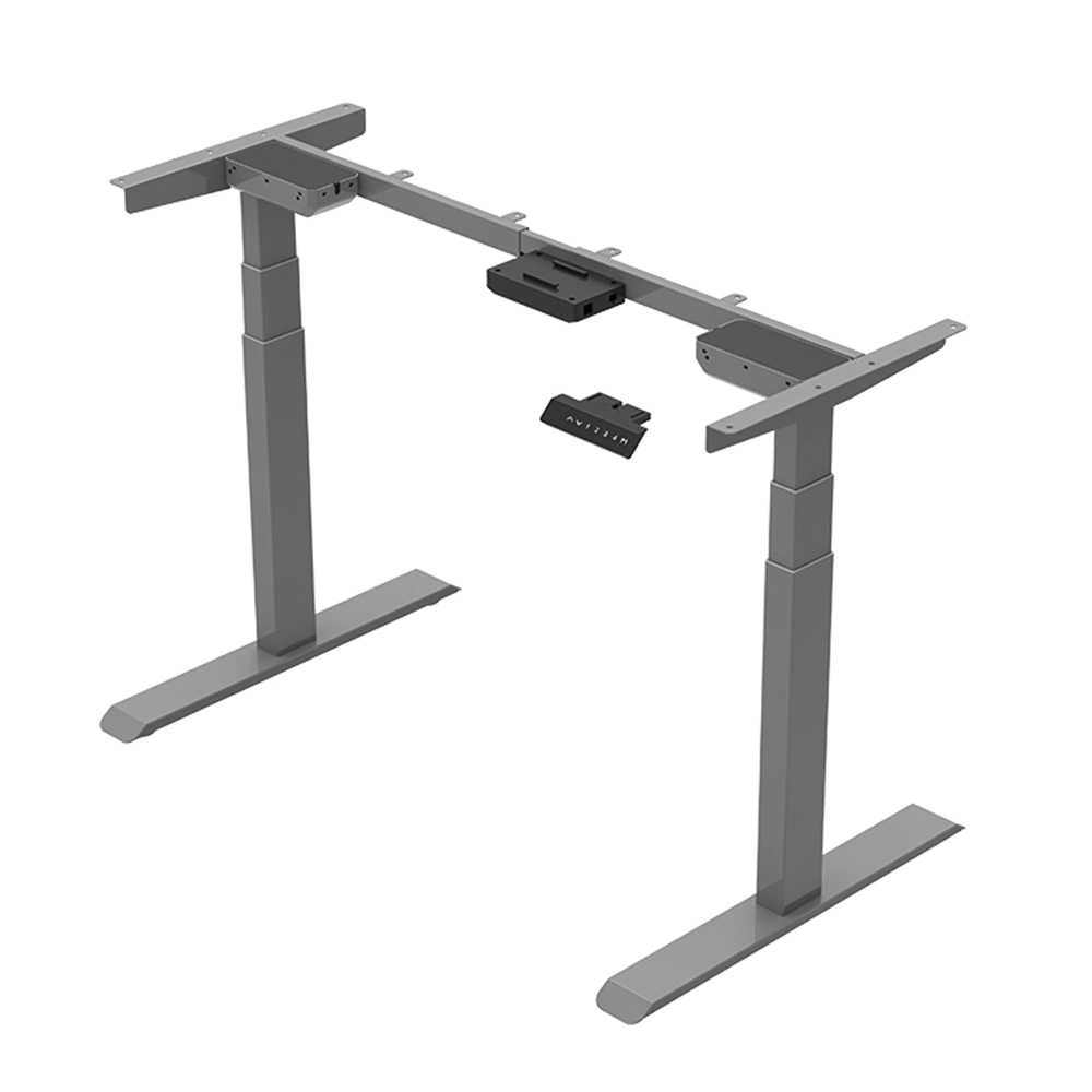 Muebles de oficina ergonómico Motor doble eléctrico ajustable Stand sentarse levantarse Desk