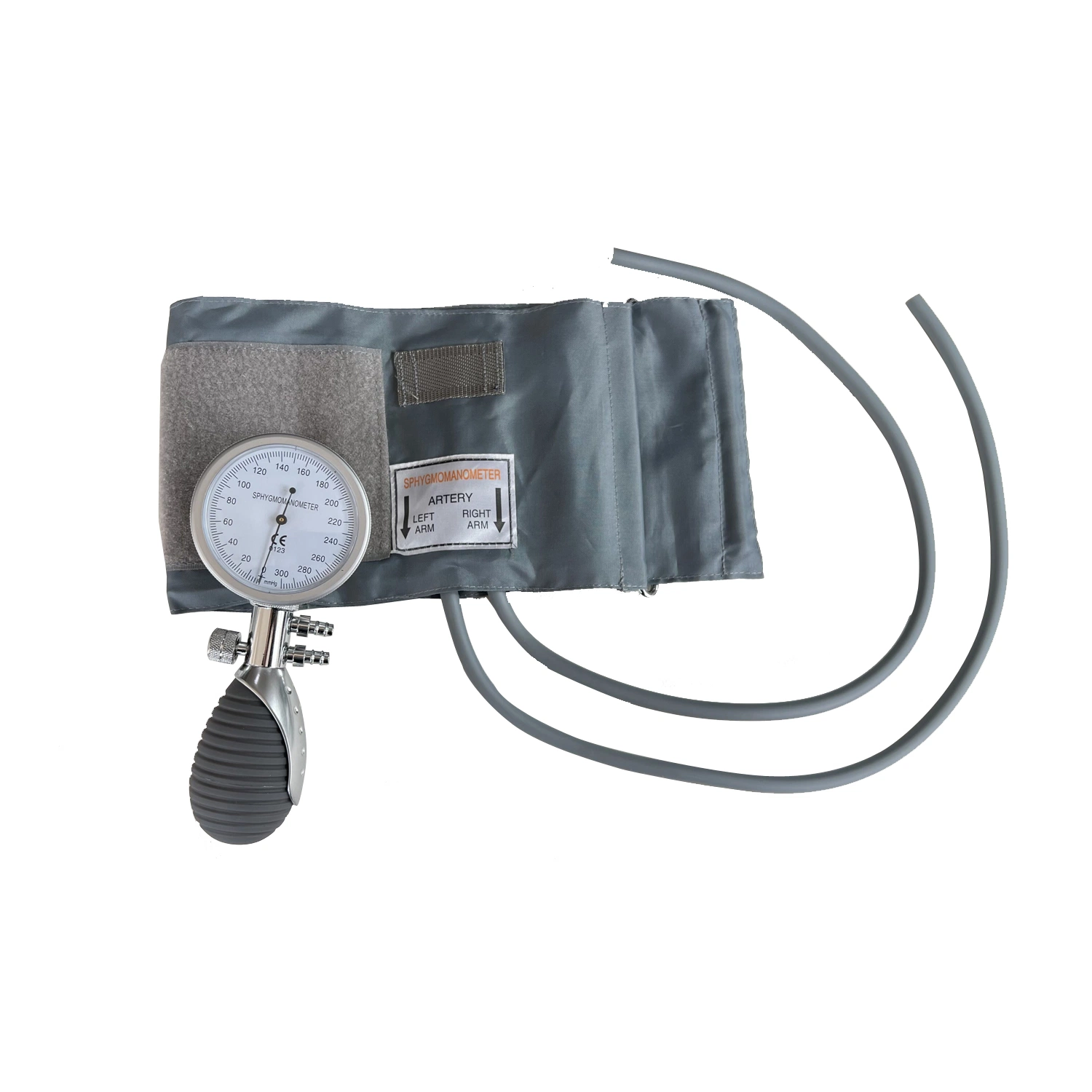 Kt-A23 moniteur de pression sanguine professionnelle des adultes de la commande anéroïde Deluxe Type Palm sphygmomanomètre tube unique double tube PVC sphygmomanomètre Latex