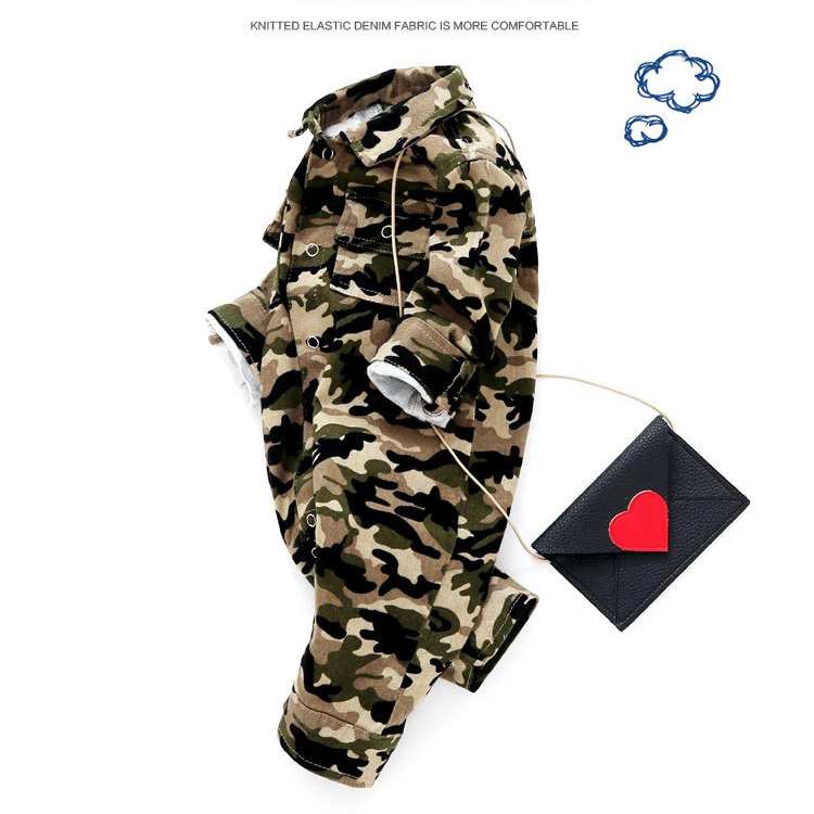 2019 Nouveau style body bébé Outwear d'enfants de 0 à 3 ans en pur coton Vêtements Vêtements de camouflage Costume d'escalade