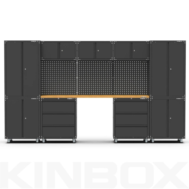Kinbox 13 Stück Roller Garage Möbel Lagerung Werkzeugschrank Lieferanten