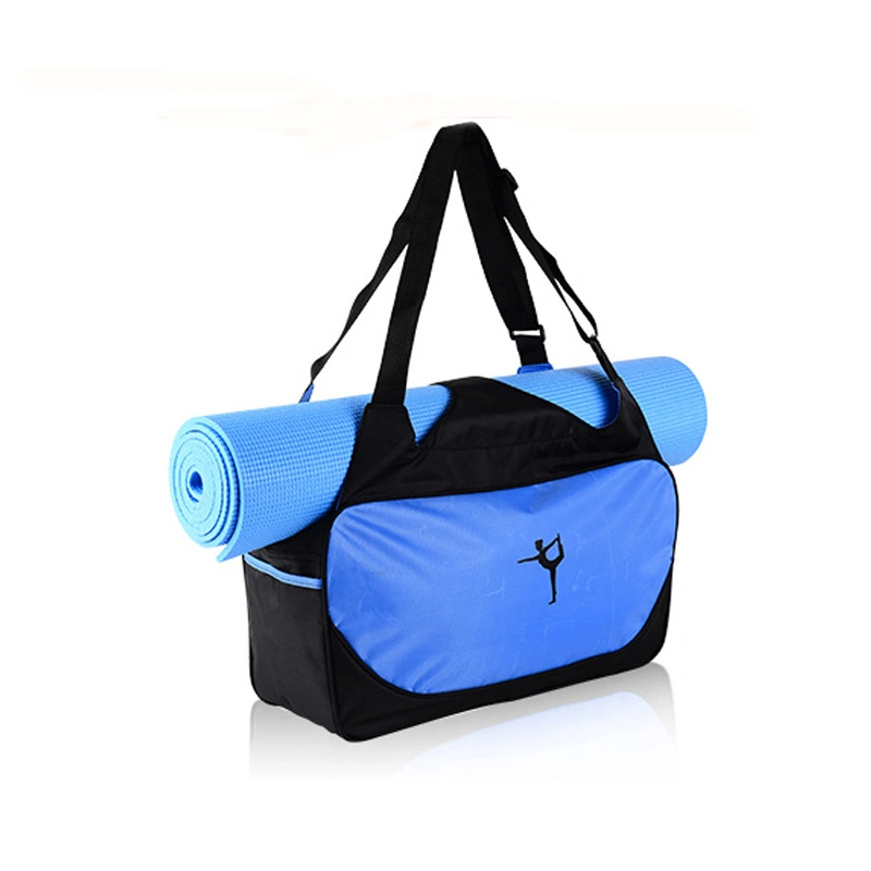 Custom Print Logo Yoga Mat Foldable Bag Large Capacity Yoga Mat Bag Tote Gym Leisure Sports Canvas Yoga Mat Bag Eco Friendly