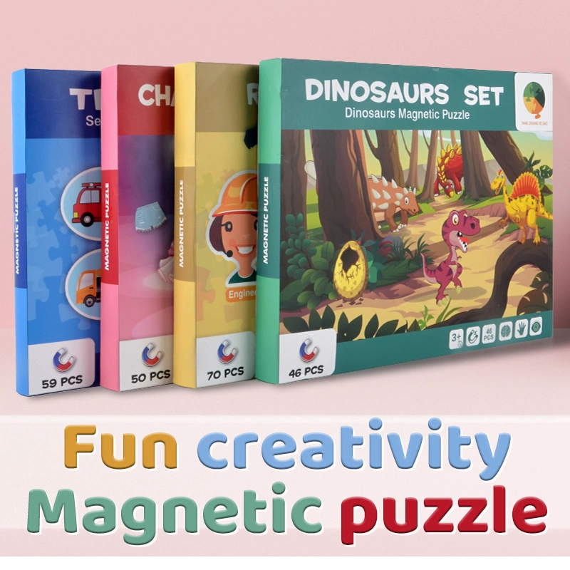 Venda por grosso de promoção das crianças Dom Magnético Educativo Prancheta Puzzle brinquedos para crianças