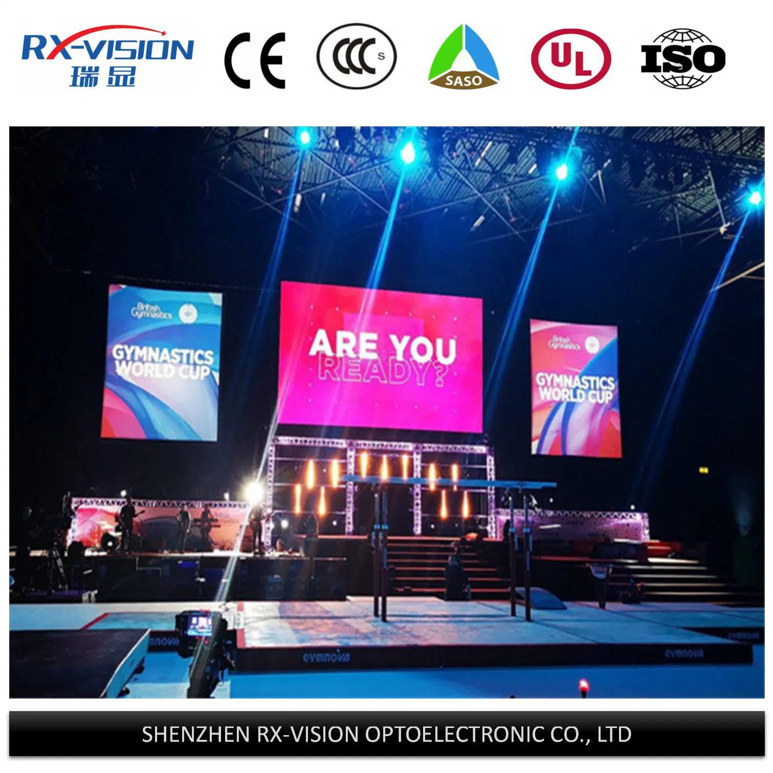 Hochwertige P3,91 Indoor Event Stage Rental LED-Bildschirm Panel LED-Anzeige auf der Platine