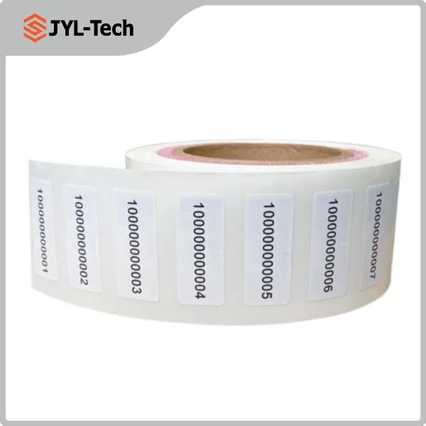 Sku Printing Passive Paper Roll Adhesive UHF Label Sticker RFID Tag for Garment Management
