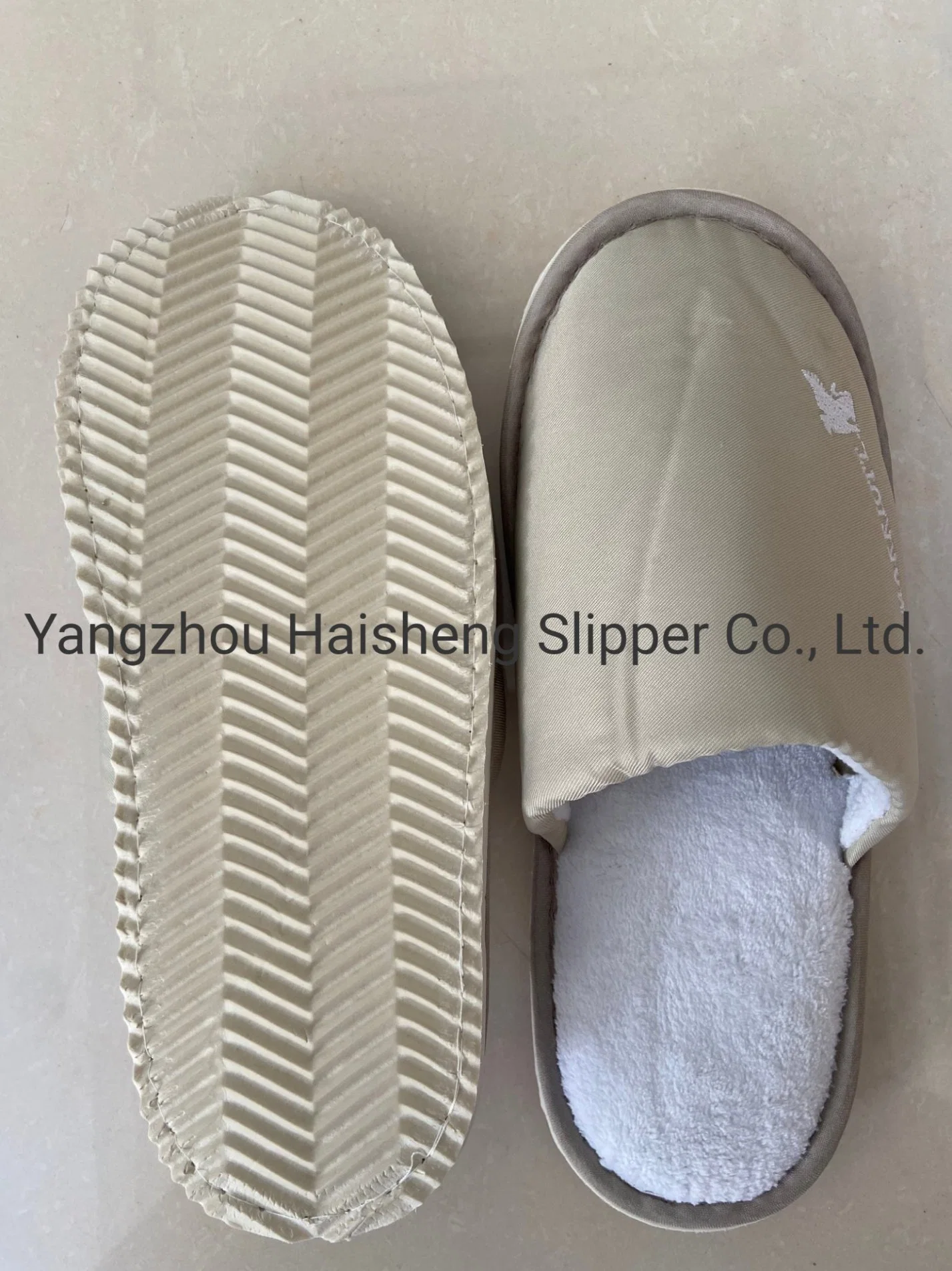 CE Certified Credit Insurance 3-5 Stars Hotel Slipper, 5 Star White Hotel Slippers, Amenities Hotel Slippers