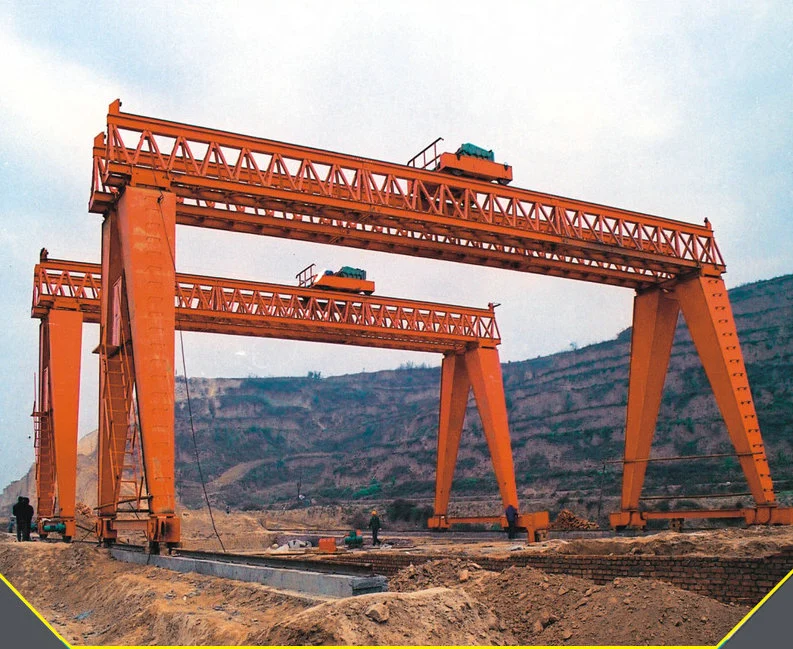 Construction Work 35t Double Girder Gantry Crane