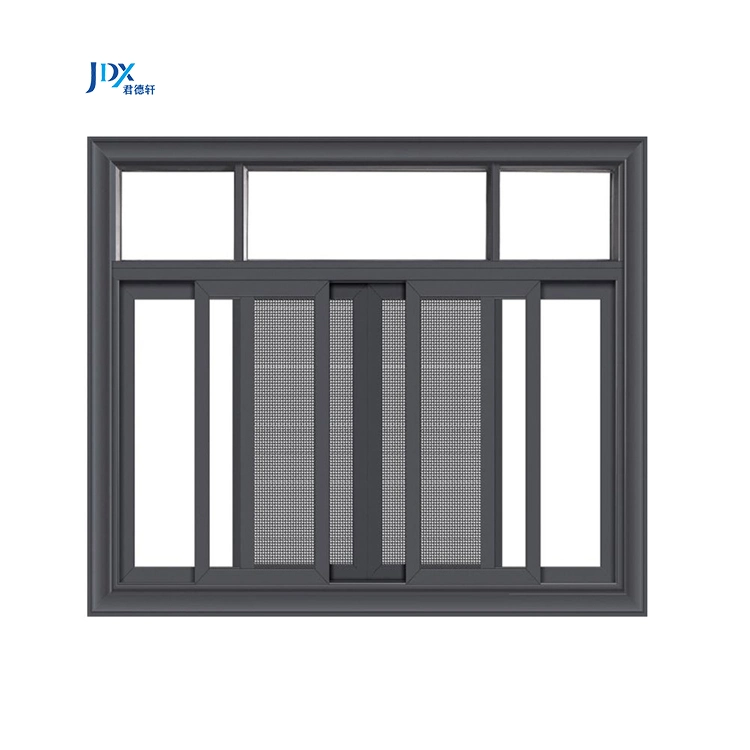 Commercial Double Glazed Aluminium Hurricane Impact Sliding Windows Aluminum Alloy 36 X 48 Sliding Window