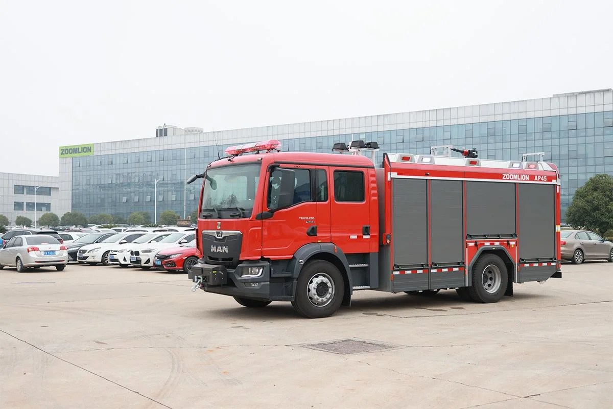 Fire-Fighting Machinery Compressed Air Foam Fire Truck 45m Ap50 Zoomlion Zlf5166gxfap45 Urban Fire Truck with Man Chassis for Sale