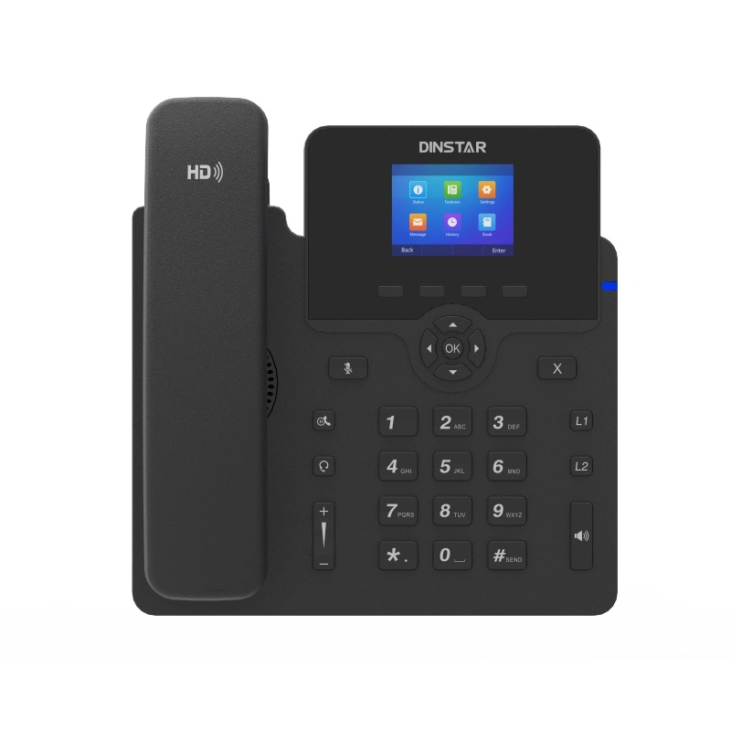 C62up 2.4&prime; &prime; Dinstar OEM ODM Project Best Seller SIP Phone Cost Saving Solution