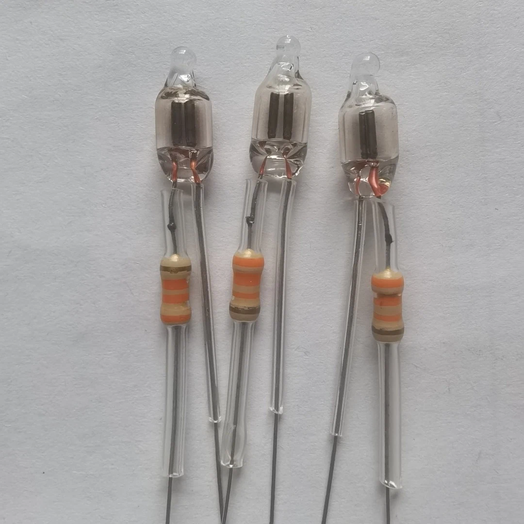 Ne-2 Weld with Carbon Film Resistor Neon Lamp