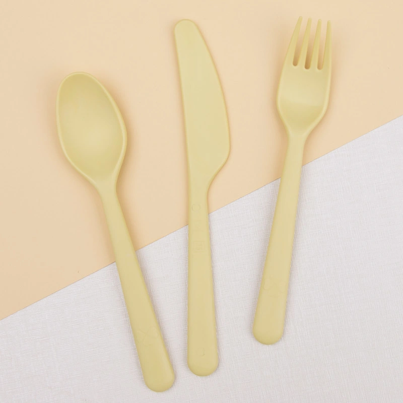 Fork Knife Spoon Set Non Disposable Eco-Friendly Biodegradable Cutlery Set