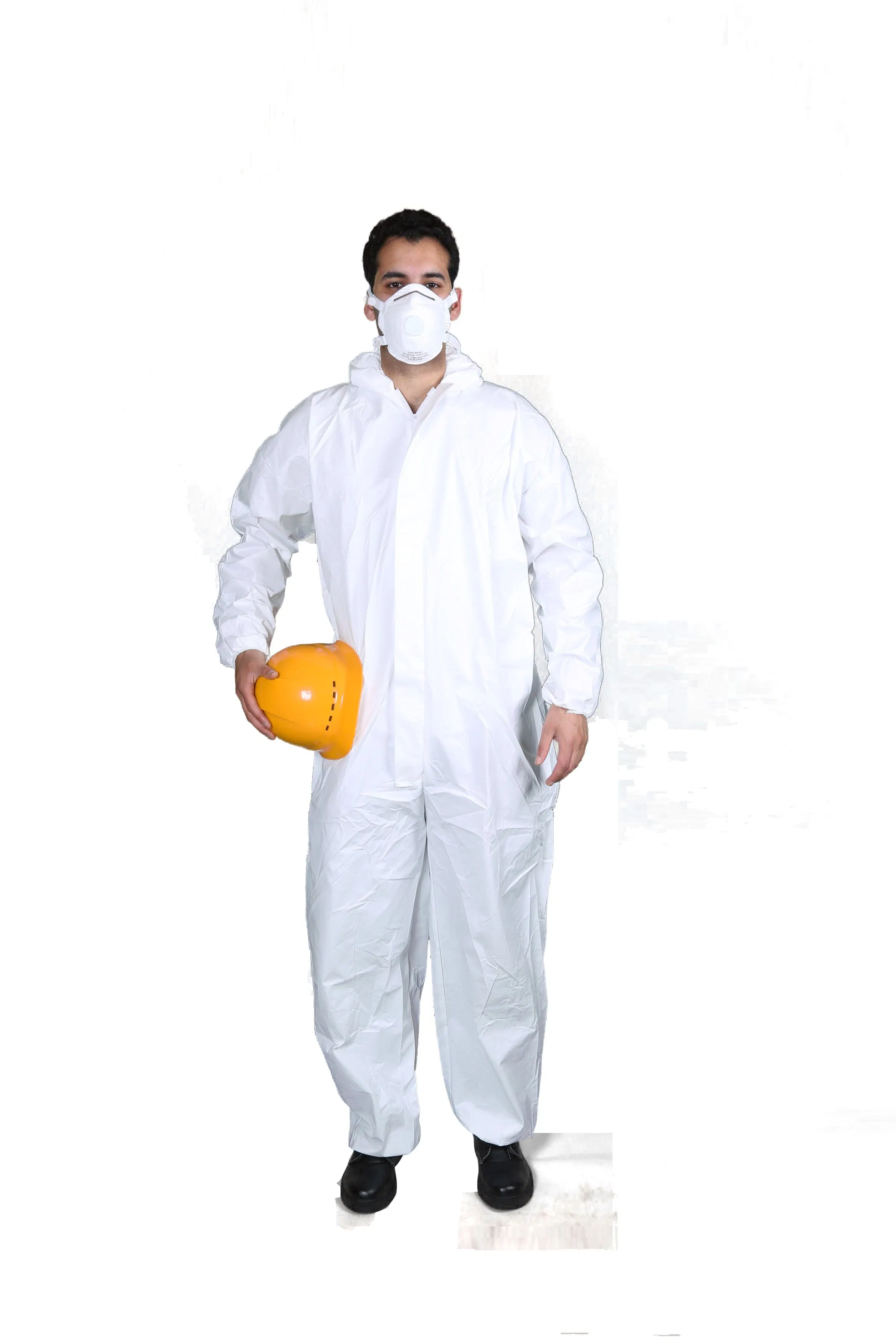 Factory Direct Security Type 5/6 Protection White Uniform for Men Disposable Impermeable Waterproof Workwear