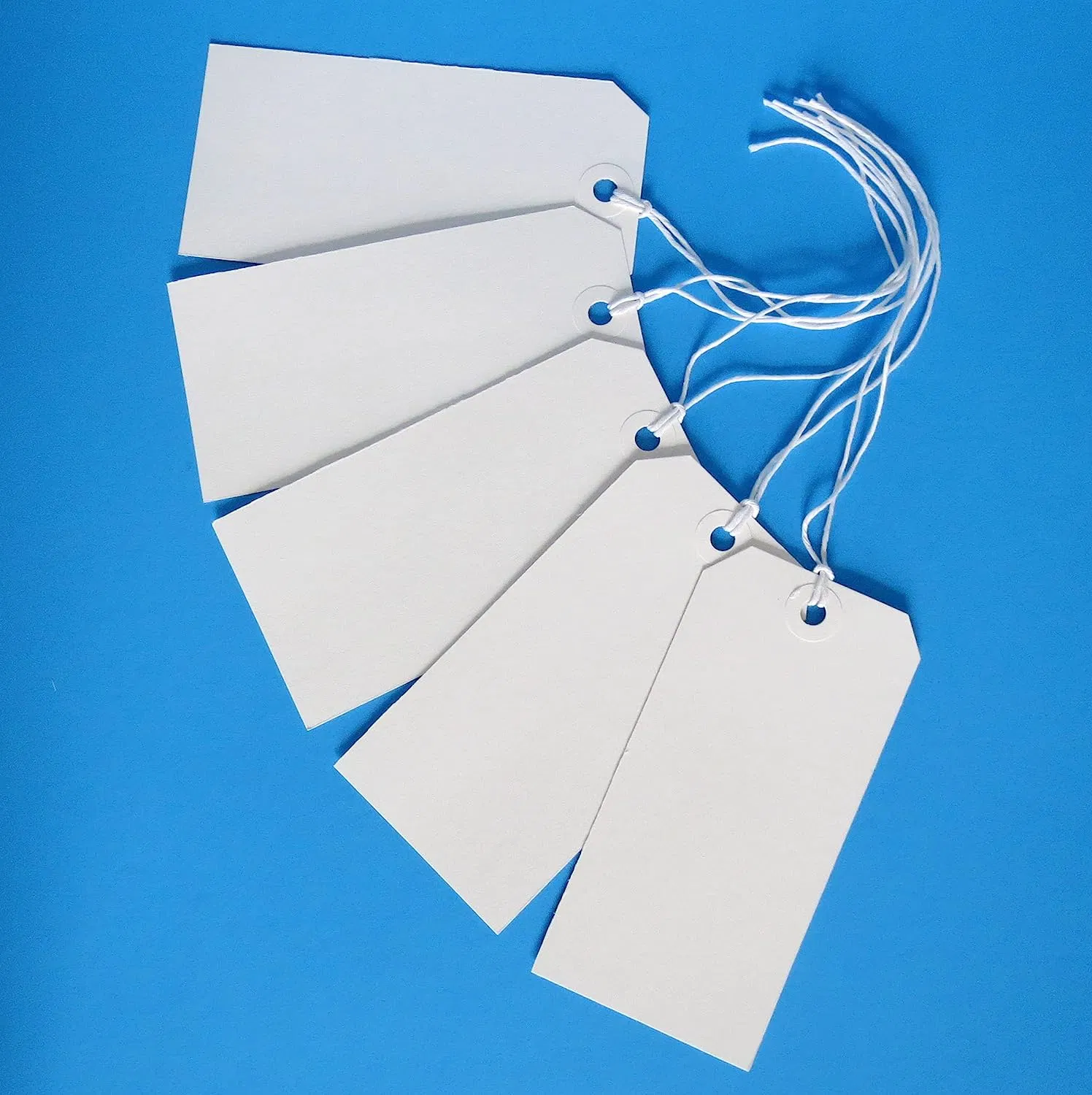 White Tags Marking Merchandise Unstrung Tags Small Hang Tags for Pricing Gift Jewelry Clothing