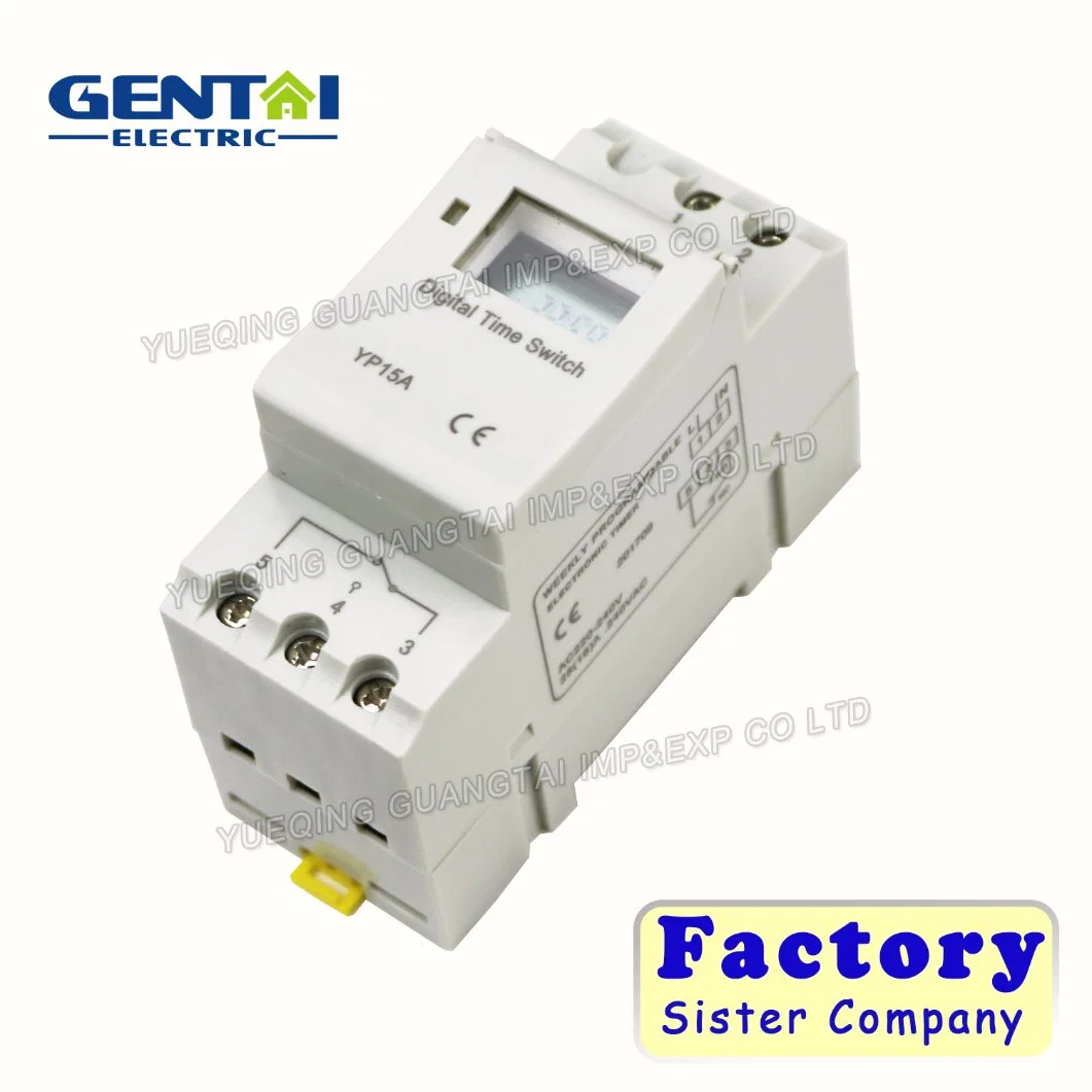 Ahc15A DIN Rail Programmable Digital Electronic Time Switch with Ce