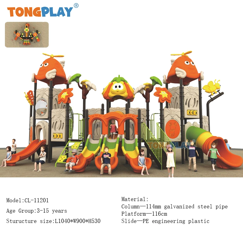 Children Outdoor Playground Equipment Play Combination Slides Park Toy