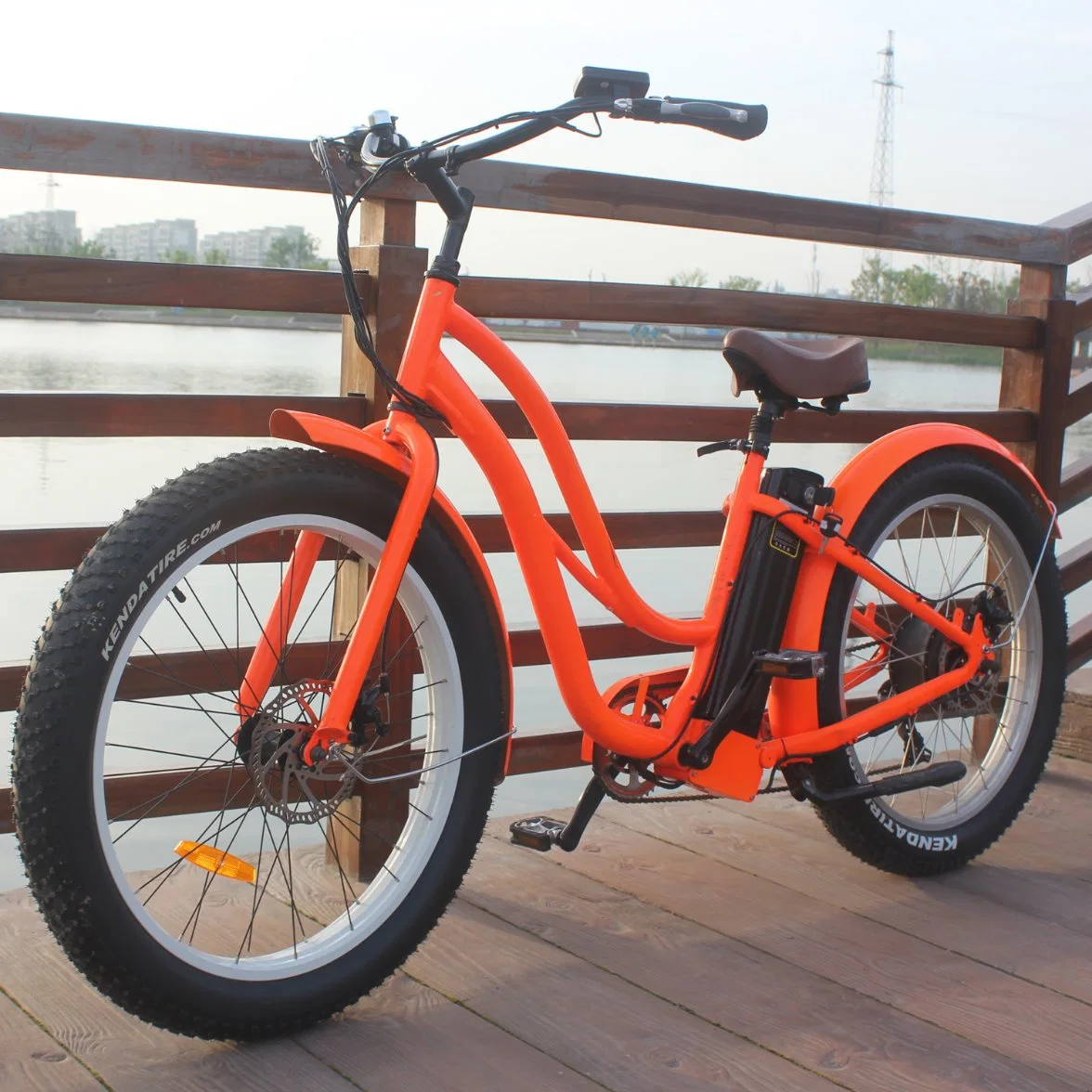 48V Mountain Fat Tire Electric Sport eBike 500W für Frauen