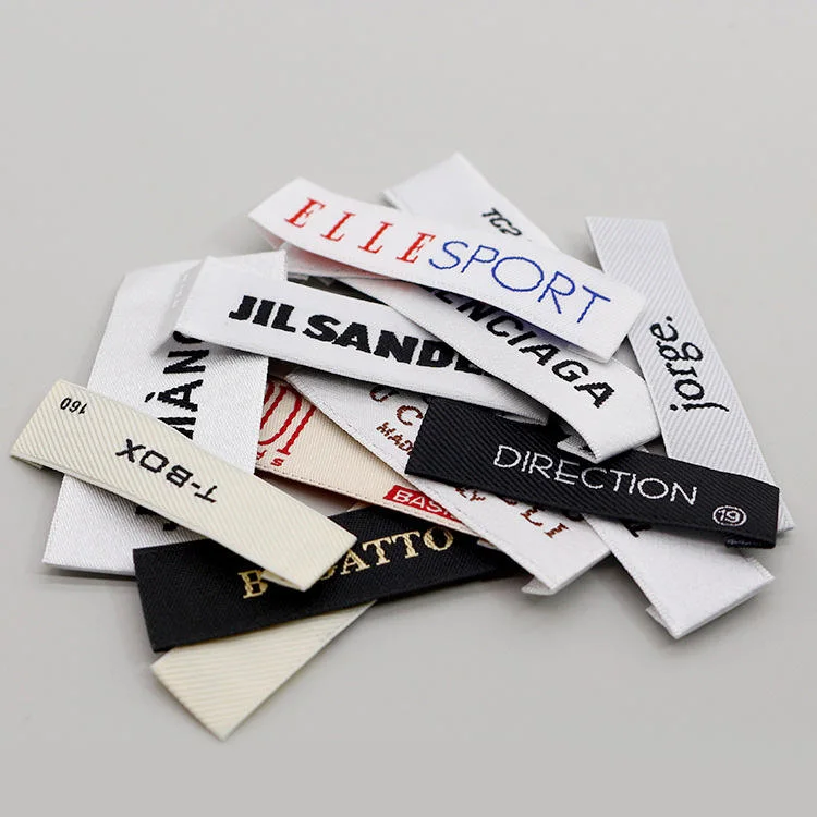 Wholesale/Supplier Brand Tag Apparel Fabric Textile Designer Labels Shirt Garment Custom