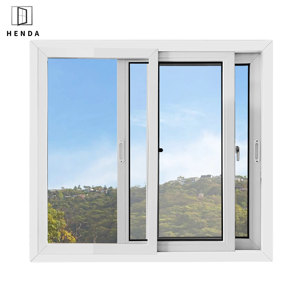 European Style Double Glazed Window PVC Sliding Windows PVC Doors Windows