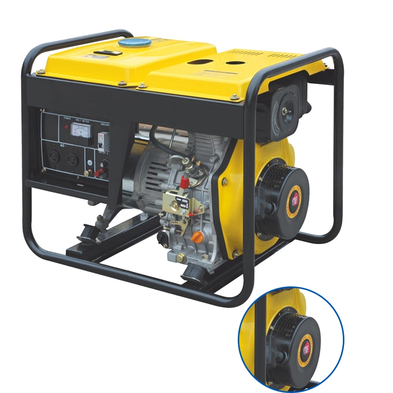 Extec Exd7500t Portable Super Silent démarrage électrique Moteur essence diesel générateur électrique