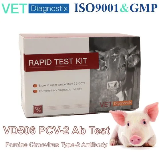 Veterinary Pcv-2 Ab Test Porcine Circovirus Type-2 Antibody Rapid Test