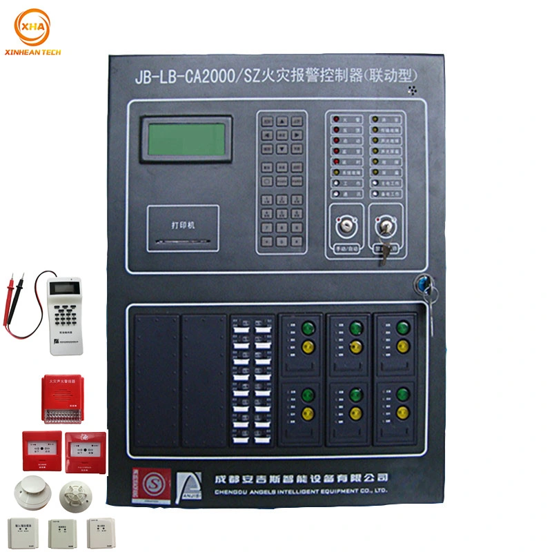 Conventional Smoke Detector Addressable Fire Alarm Control Panel