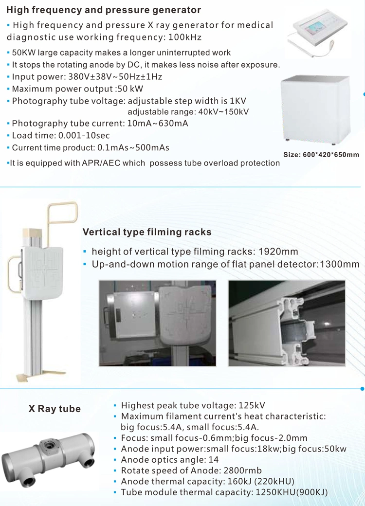 My-D023A 50kw High Frequency Radiography Diagnostic Hf X-ray Machine