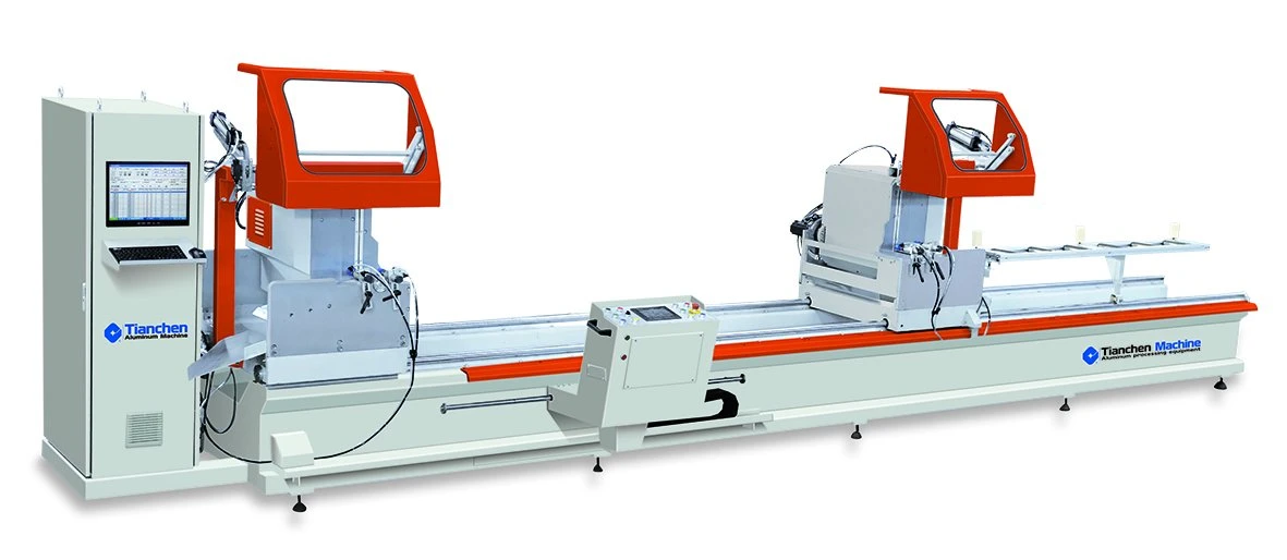 Window Door Making Machine Aluminium Double Mitre CNC Cutting Saw