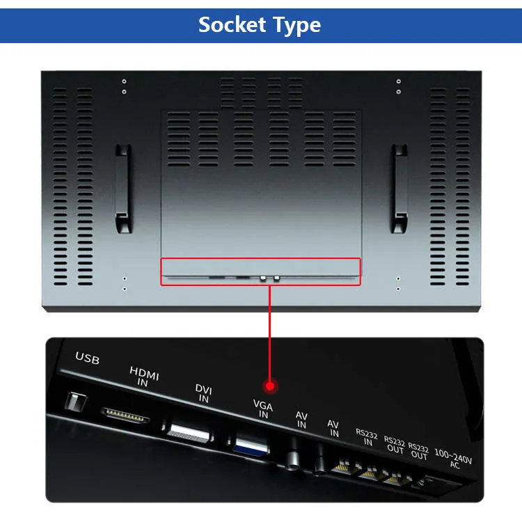 Bisel Ultra estrecho la pantalla LCD de empalme de la pantalla de empalme de pared de vídeo