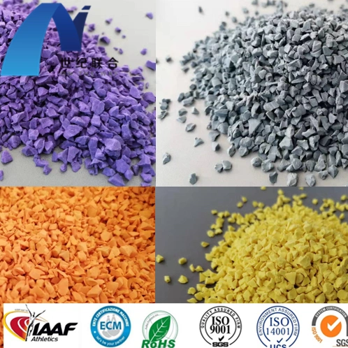 High Efficient Shock Absorption EPDM Rubber Granule for Running Track