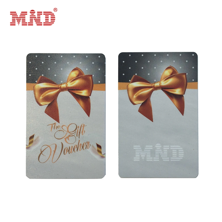 Free Design PVC and Paper Pms Color Gift Card Wedding Card VIP Card