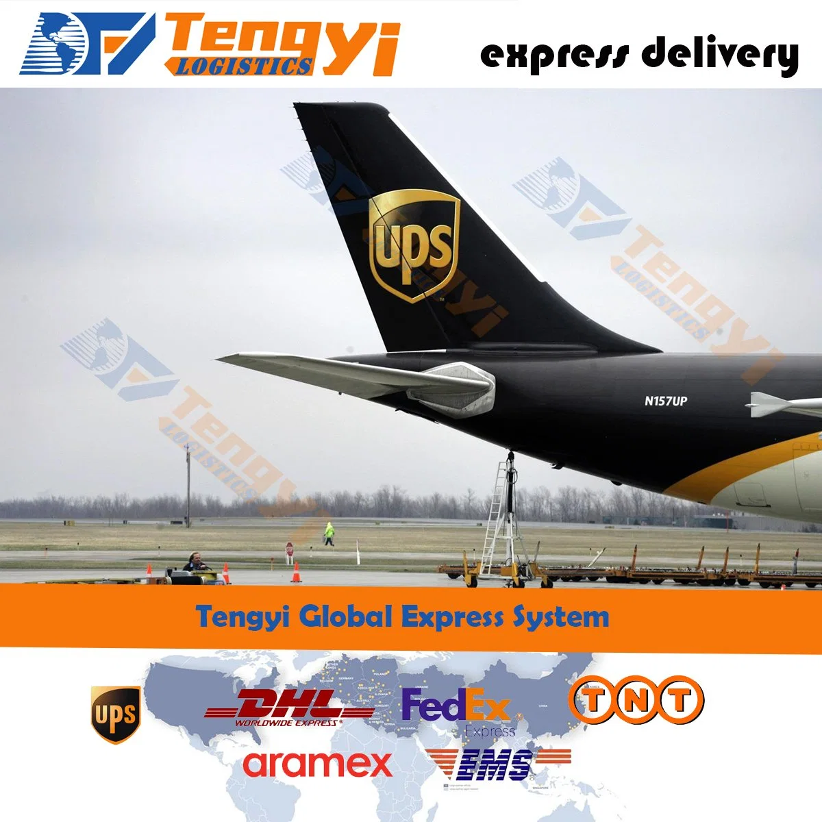 Cheapest International Shipping Rate Air Freight Drop Shipping DHL/UPS/Fed Delivery Service Courier Express From China to Martinique/Mauritania/Mauritius/Mexico