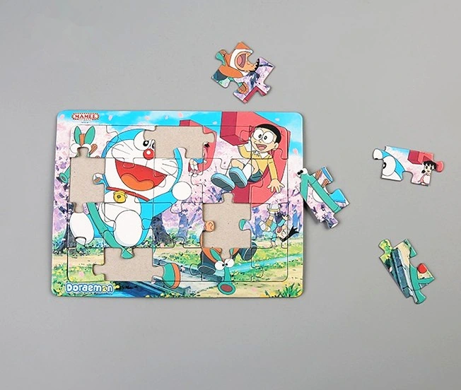 Dibujos animados en 3D Rompecabezas Papercard promocionales