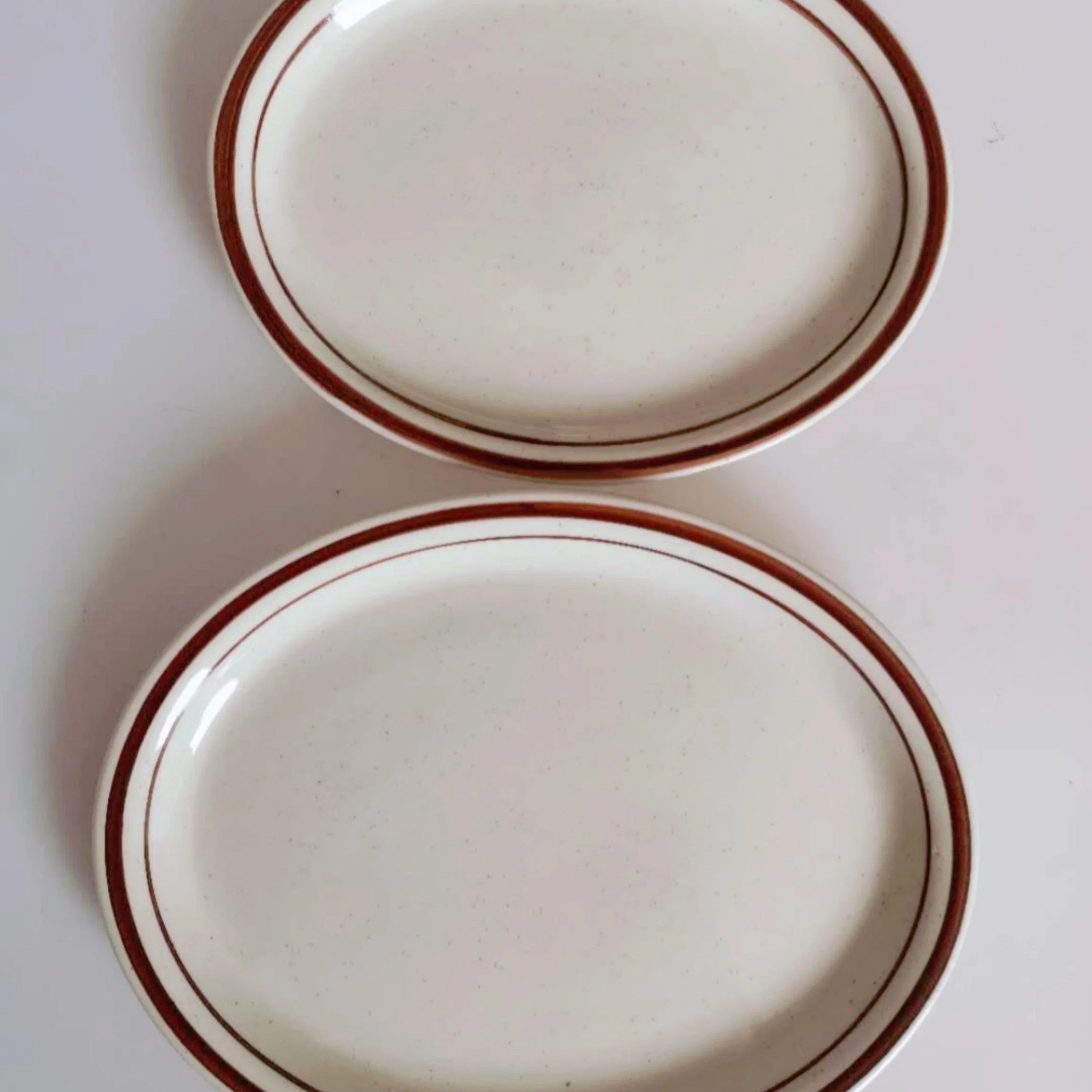 Hot Sale Hand-Painted Brown Rim Spice Dinnerware Set