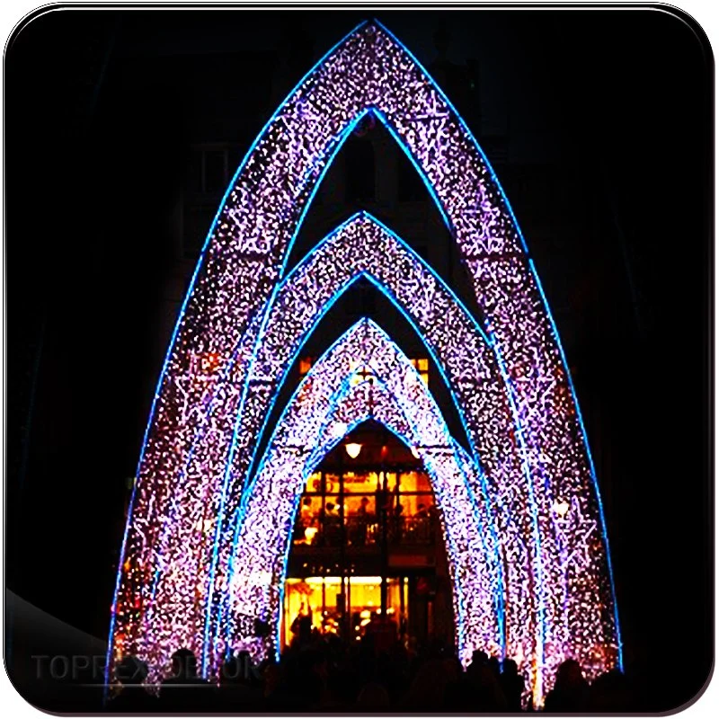 Декор Toprex открытый рождественские украшения идей привели арочных фонарь освещения пола