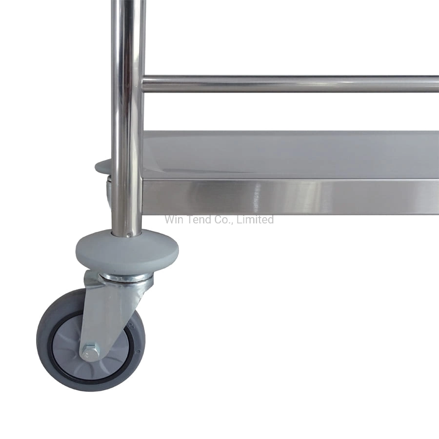 Service Using Beverage Hand Trolley Cart with TPR Wheels