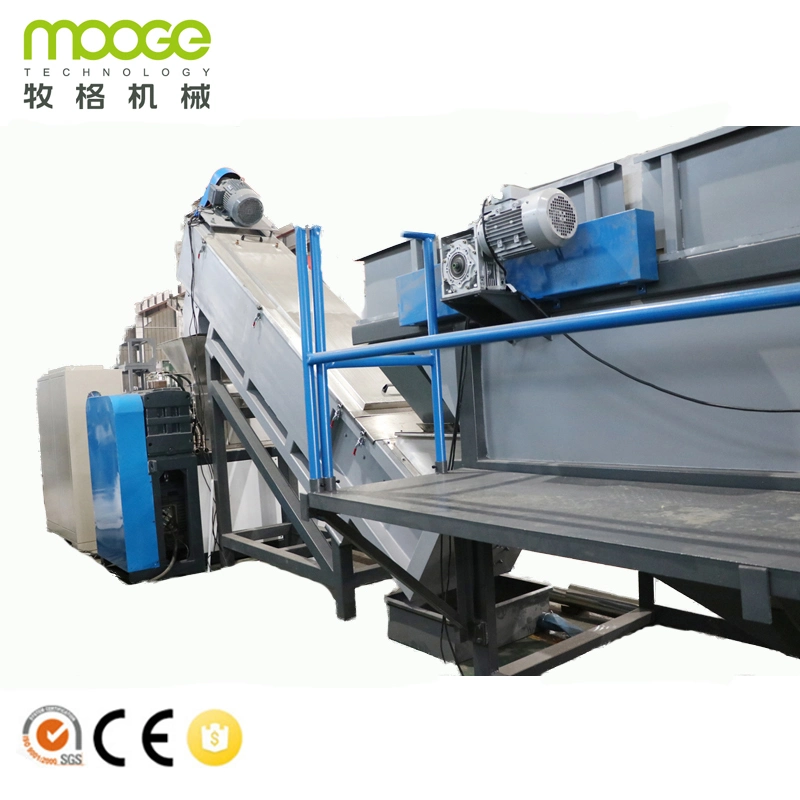 PP PE Waste Film Plastic Recycling Machinery Plastic Washing Machine Line For Mulching Film