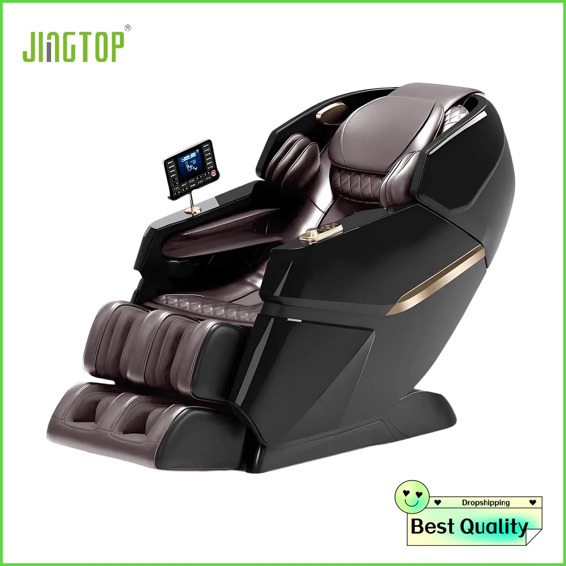 Jingtop Electric Zero Gravity Body Care 3D 4D Automatic Deluxe Ghe Massage Chair with Kneading Foot Massager