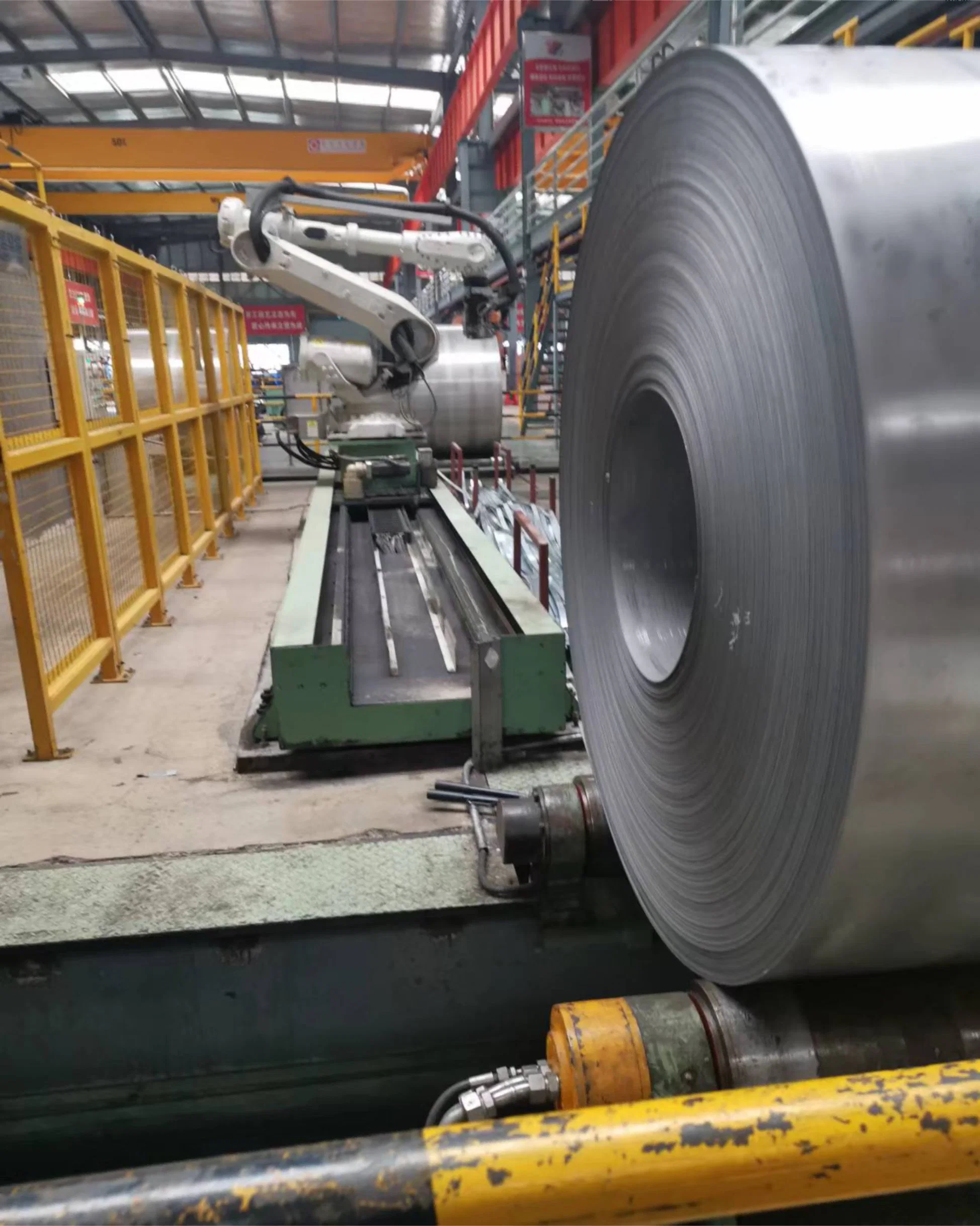 Machine à liasser les plaques d'emballage en spirale d'acier pour l'équipement d'usine en acier