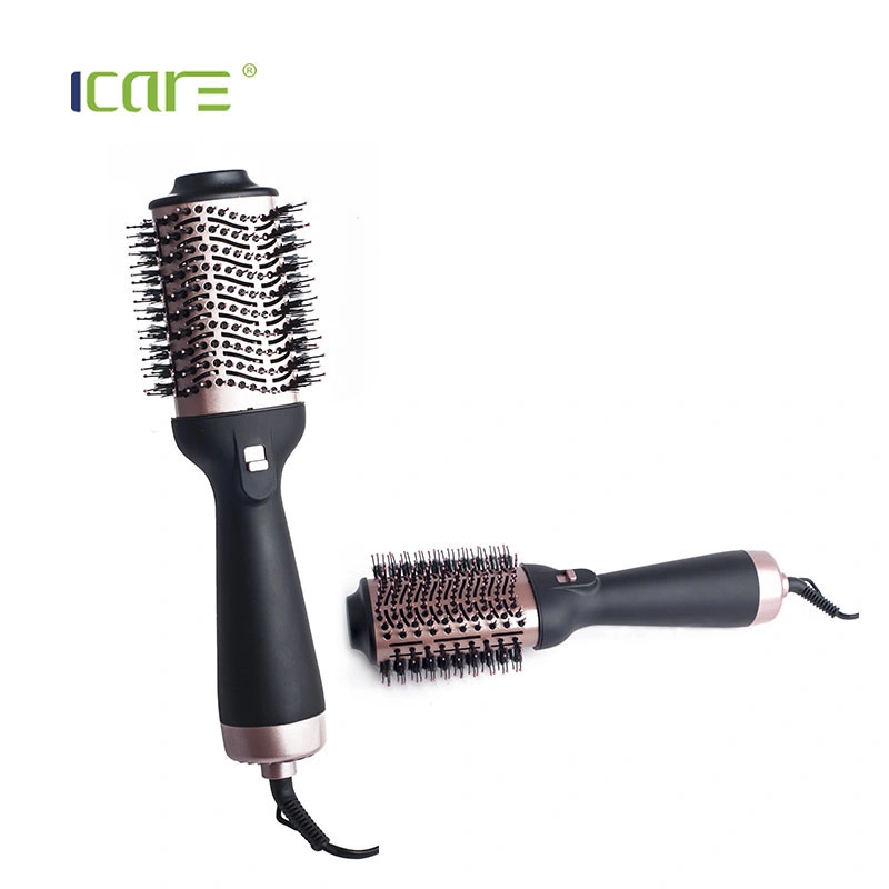 Hair Straightener Brush Hot Air Brush