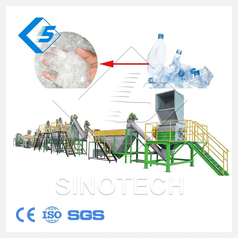Имел беседы ПЭТ бутылок отходов стиральная машина пластмассовых ПЭТ перерабатывающая установка дробления и очистка машины с хорошей ценой