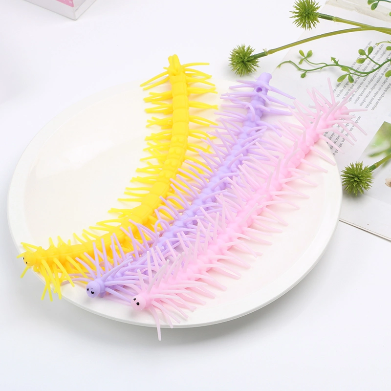 Cartoon Centipede Decompression Noodle Spannung Seil Fidget Sensory Kinder Spielzeug