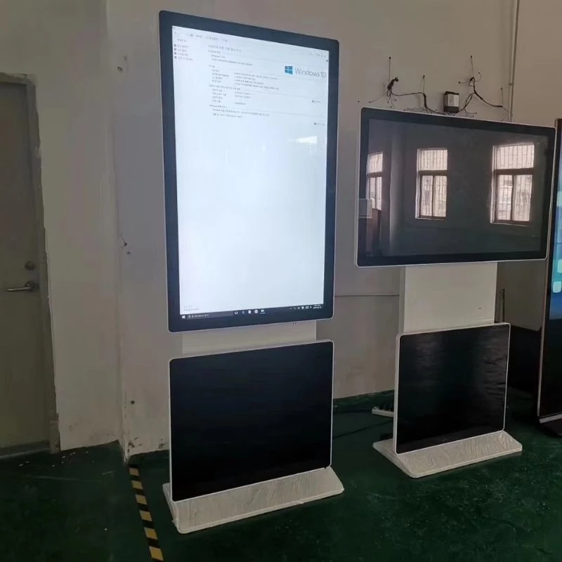 Customized New Brand 55inch LCD Digital Signage Floor Standing Rotatable Advertising Screen Display for Android