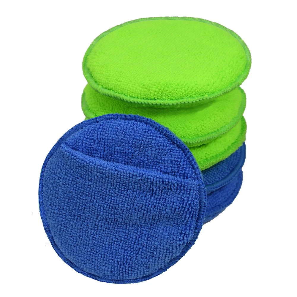 High Absorption Lint Free Car Polishing Buffing Cleaning Pads with Pocket