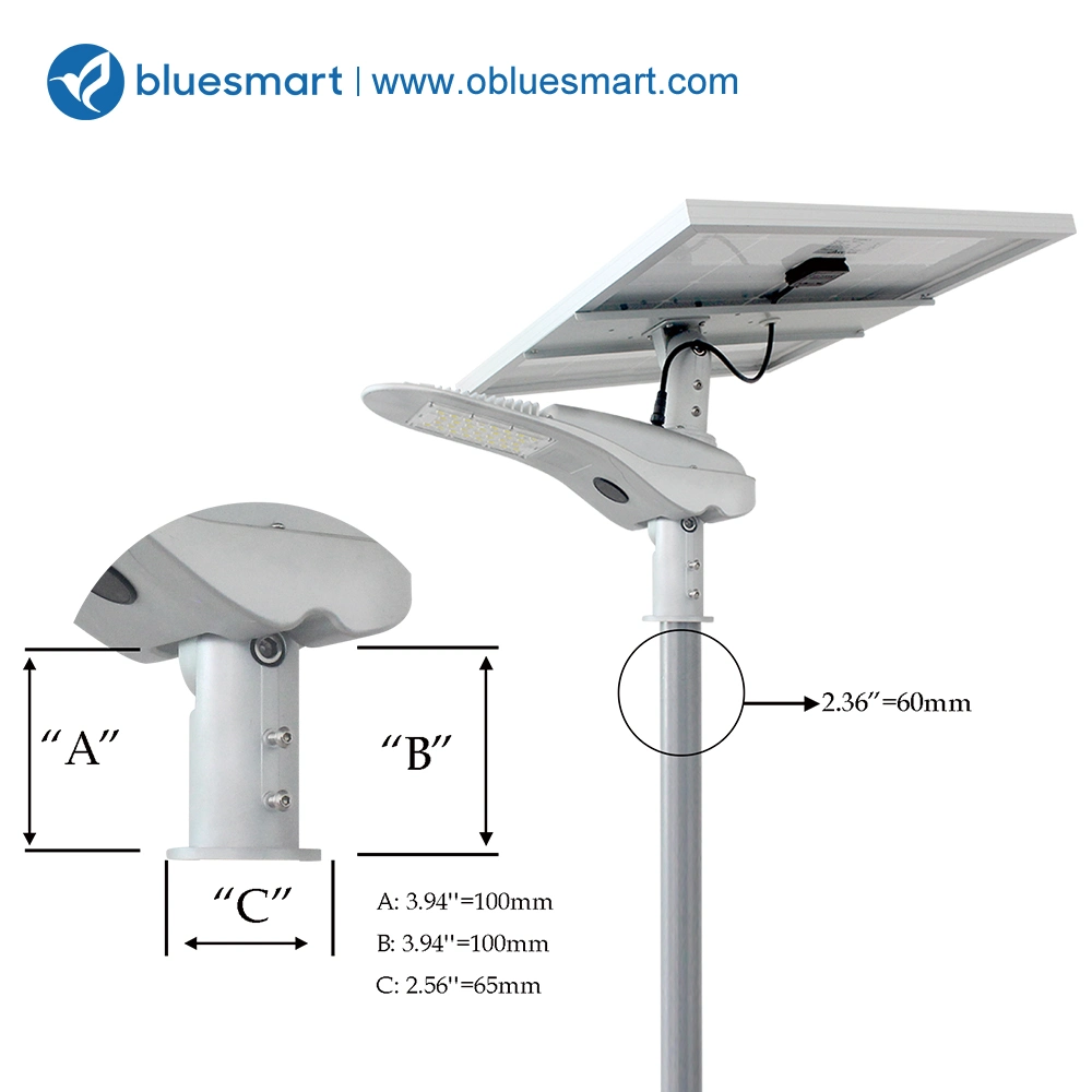 Integrated Solar LED Outdoor Garden Luminaire Light & Lamp