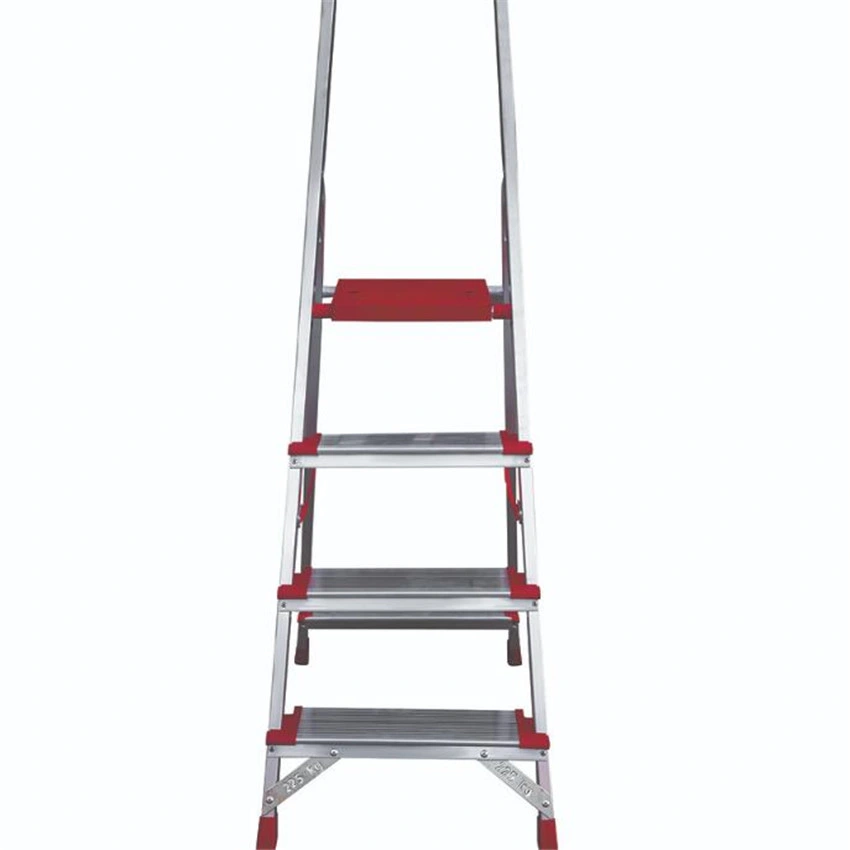 Multifunctional 4 Step Ladder Folding Aluminum Ladder Stepladder