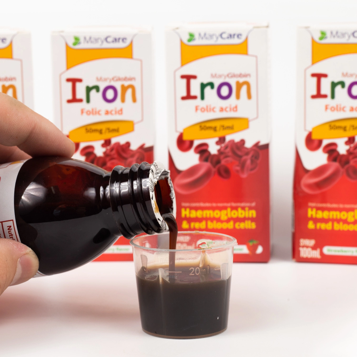 OEM 100ml Syrup Supplement Iron and Vitamins