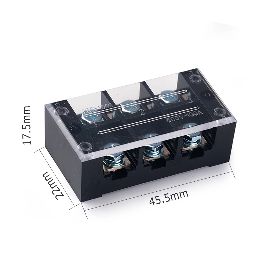 EU Standards Tb Series Isolation Barrier Strip Terminal Block Wire Cable Connector